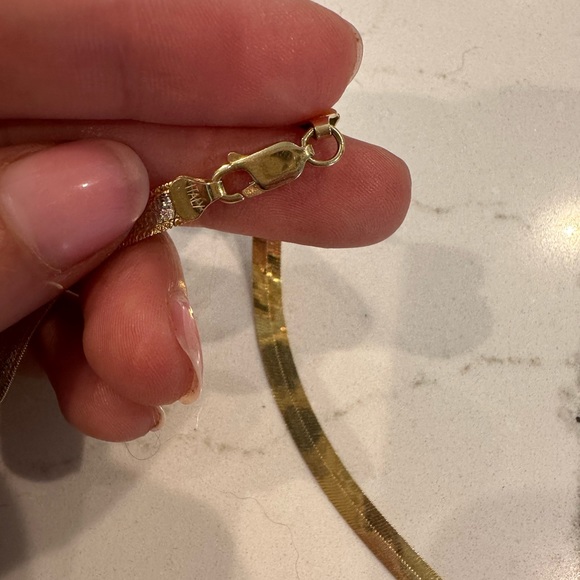 14k solid gold snake chain - Picture 3 of 6